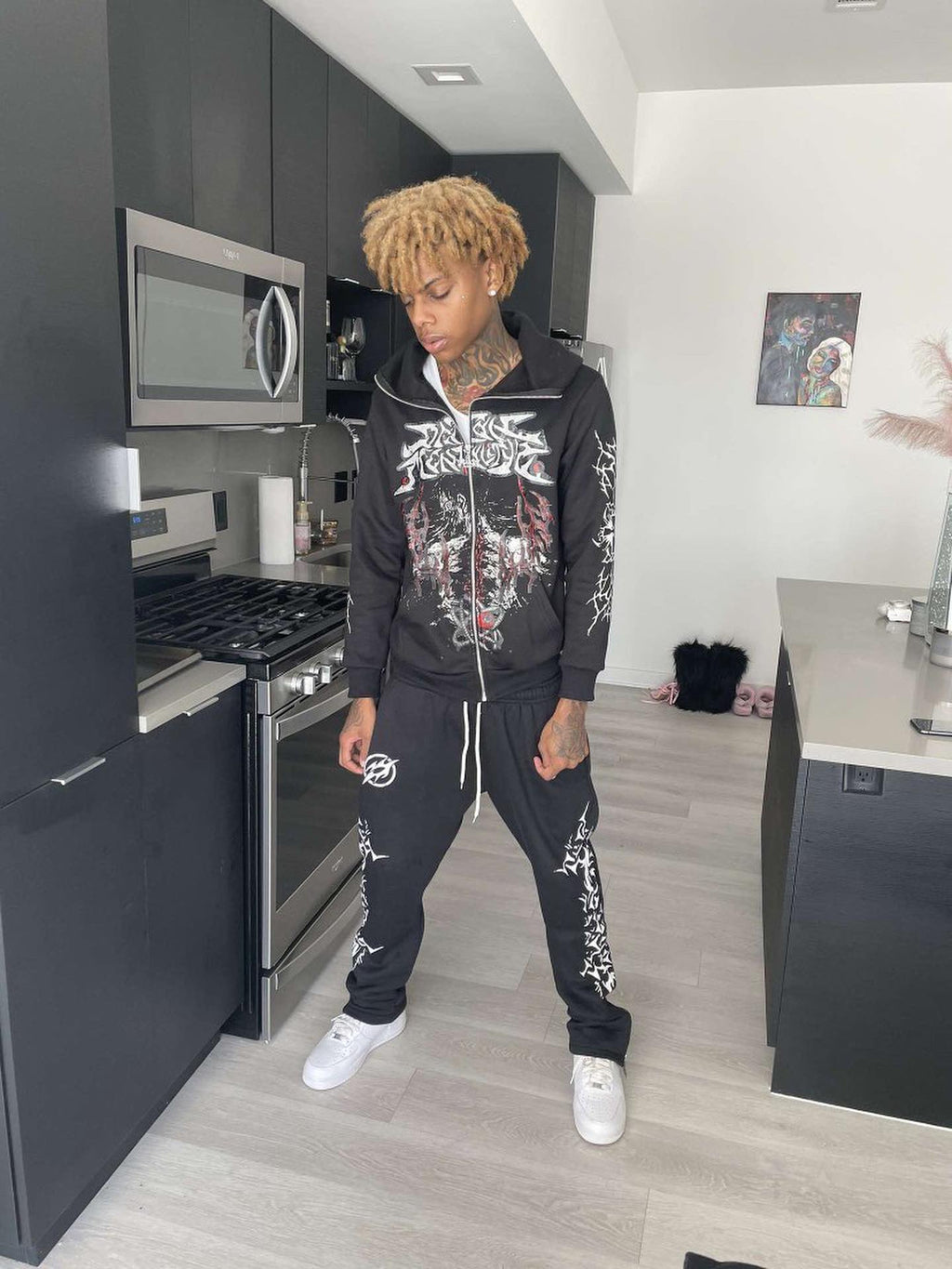 Full Villain Sweatsuit (Black)