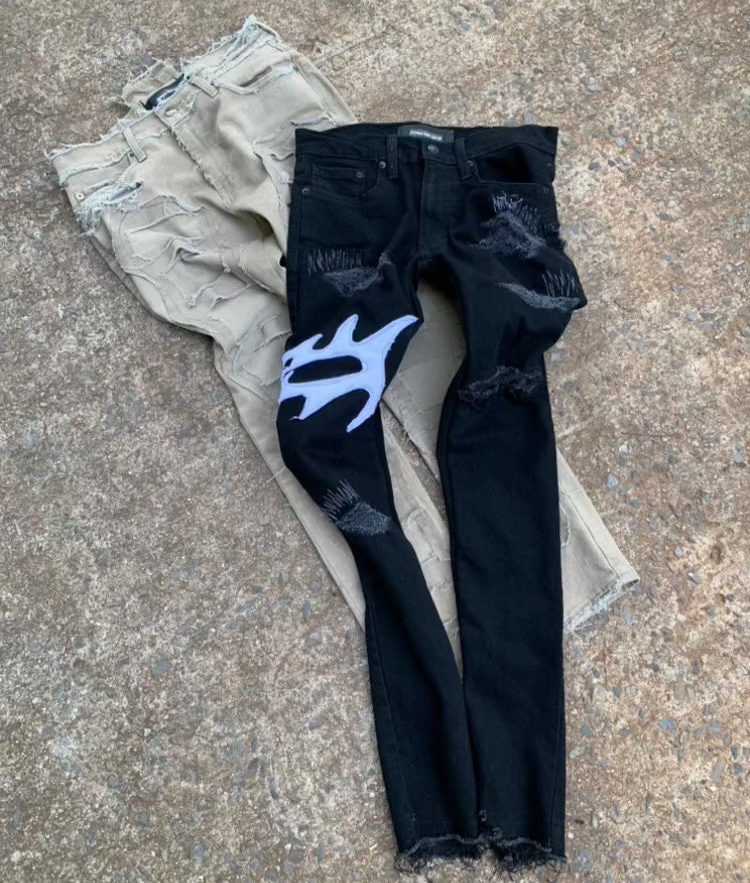 1/1 Denims (Black/Cream).