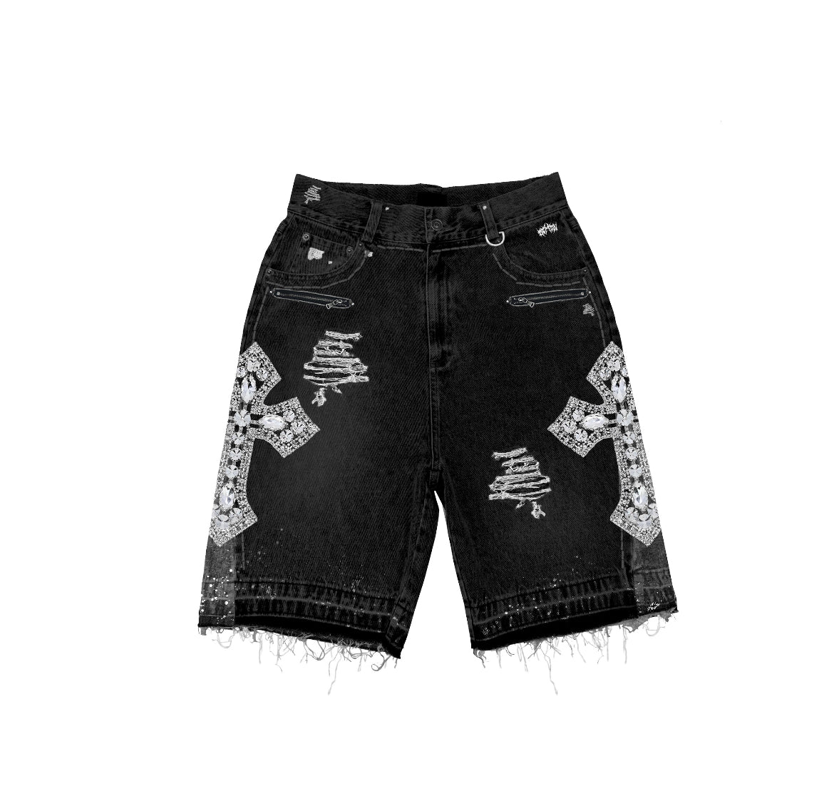 Diamond Jorts (black)