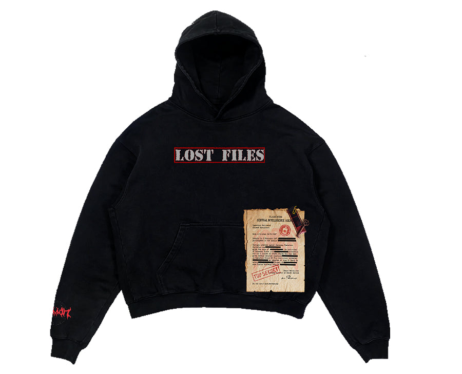Lost Files Hoodie (Black)