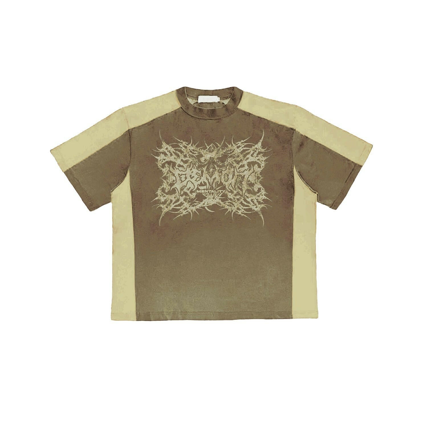 Two Tone T-Shirt (Brown).