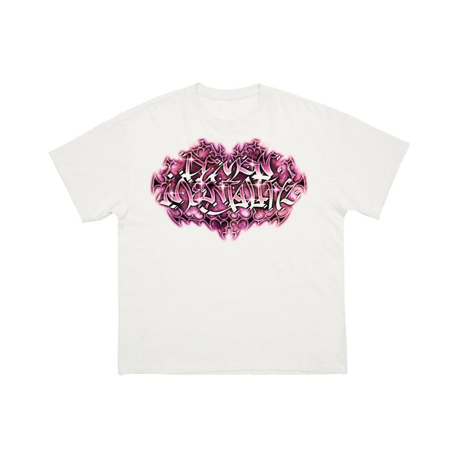 Graffiti Logo T-Shirt (Pink).