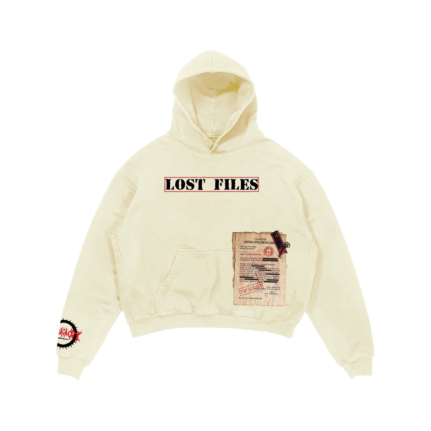 Lost Files Hoodie (Cream)