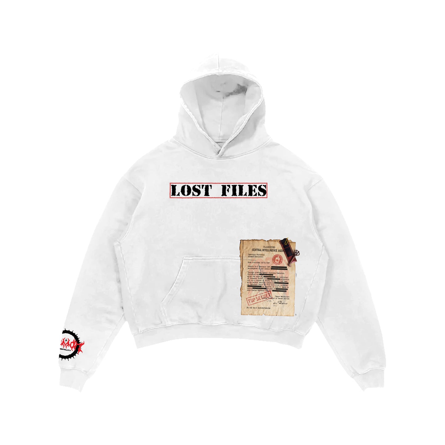 Lost Files Hoodie (White)