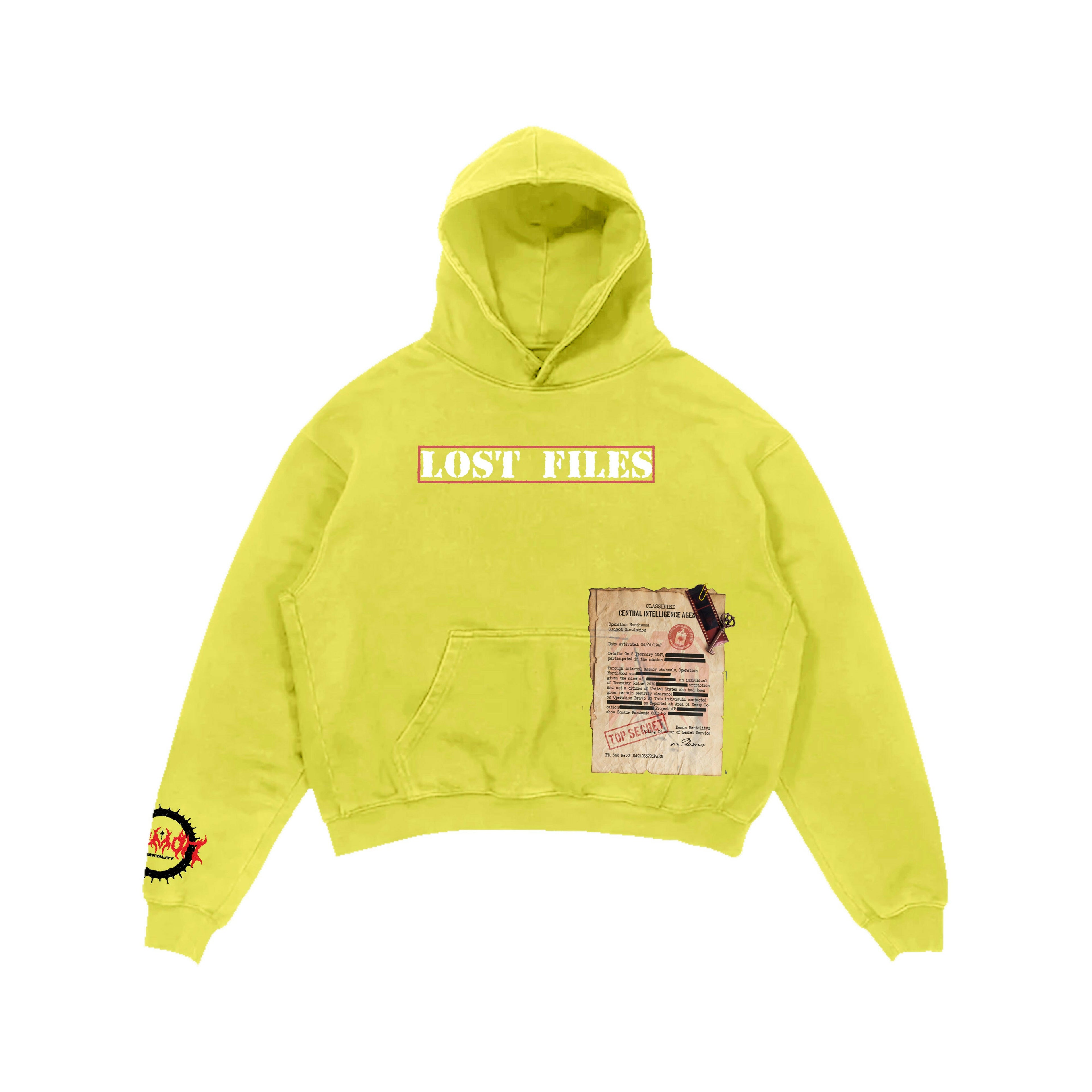 Lost Files Hoodie (Yellow).