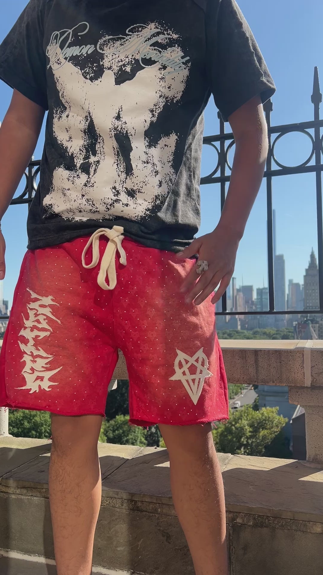 Stones Shorts (red).