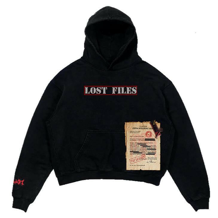 Lost Files Hoodie (Black).