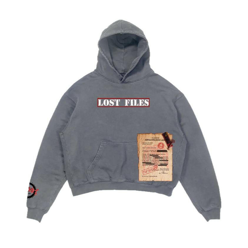 Lost Files Hoodie (Gray).