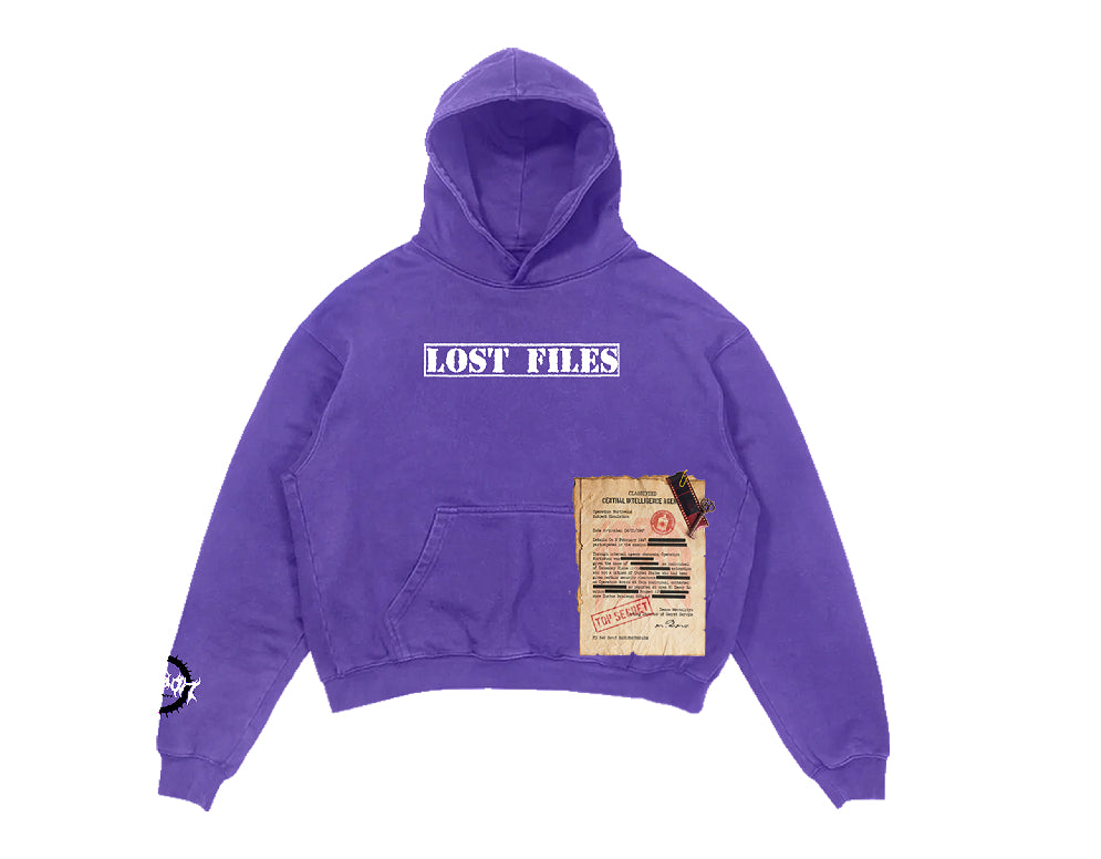 Lost Files Hoodie (Purple)